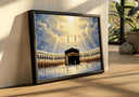 Kaaba Mecca art print - textured oil style