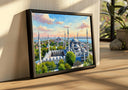 Istanbul landmark poster - Blue Mosque artistic print