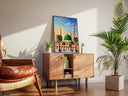 Masjid an-Nabawi wall art - Green Dome Medina oil painting texture - image 5
