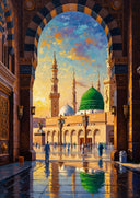 Framing-ready wall art poster for prayer spaces