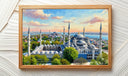 Historic mosque illustration for travel decor