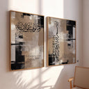 Decorative wall posters for Muslim homes featuring Allah and Muhammad