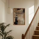 Front view of two aligned prints with Arabic calligraphy