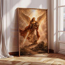 Archangel Michael prayer corner wall art