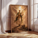 Soft-toned Archangel Raphael artwork for devotional space