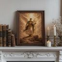 Archangel Raphael religious poster on premium paper