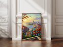 Colorful Havana buildings lining a sunlit Cuban street
