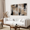 Allah and Muhammad calligraphy prints set for Muslim home decor