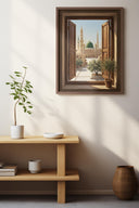 Islamic architecture wall decor artwork of Nabawi mosque
