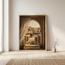 Elegant Mecca art print suitable for living room or study