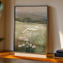 Lifestyle shot showing installation above a sofa in a modern home with Islamic wall art
