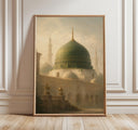 Green Dome Medina wall art close-up