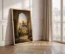Mosque dome motif in warm tones for Muslim home decor