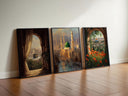 Abstract Mecca cityscape wall art print