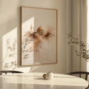 Neutral color palette wall art print featuring Islamic motifs