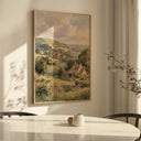 Meadow with wildflowers and soft countryside tones