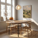 Detailed countryside art print texture on premium stock