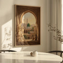 Luxurious Islamic wall painting for living spaces