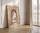 Mecca archway design on wall decor with blush tones