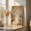 Ramadan-themed wall art for serene Muslim living space