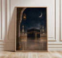 Kaaba Night view at Masjid al-Haram, Mecca