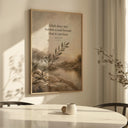 Minimal Islamic wall art with calm beige and gray palette