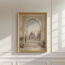 Palestinian architecture-inspired wall decoration
