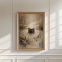 Elegant Islamic wall art with neutral tones for living spaces