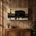 Sacred Mecca wall art featuring Kaaba and Masjid Al Haram