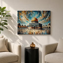 Modern Dome of the Rock canvas for home decor