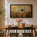 Islamic wall decor with Masjid Nabawi motif
