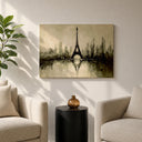 Paris romantic wall art in an ornate frame