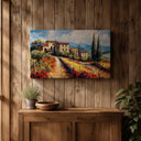Classic landscape wall art for rustic interiors