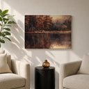 Framed canvas art with rustic farmhouse vibe