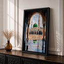 Framed canvas Prophet Mosque artwork for living room