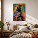 Elegant Catholic home decor: framed Guadalupe art
