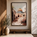 Living room wall art: Dome of the Rock study