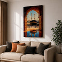Contemporary Islamic art on canvas print