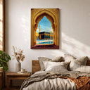 Religious wall art inspired by Mecca mosque
