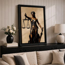 Themis iconography artwork for lawyers and students