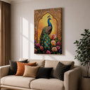 Elegant Mughal floral wall art centerpiece