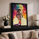Motivational space art print for study or bedroom