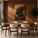 Abstract Egyptian mythology wall art for home