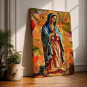 Framed Our Lady of Guadalupe wall art front view