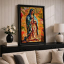 Mounted wall art for church or home altar