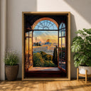 Living room wall art – Masjid Al Aqsa framed canvas