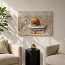 Gallery wall featuring abstract Islamic Dome of the Rock