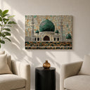 Framed mosque wall art ideal for study or office