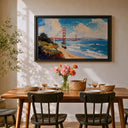 Golden Gate Bridge landscape print for living room