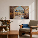 Framed canvas Masjid Al Aqsa architecture study
